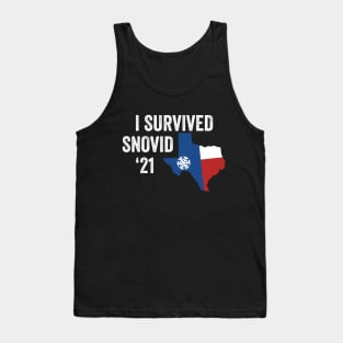 I Survived Snovid 21 Tank Top